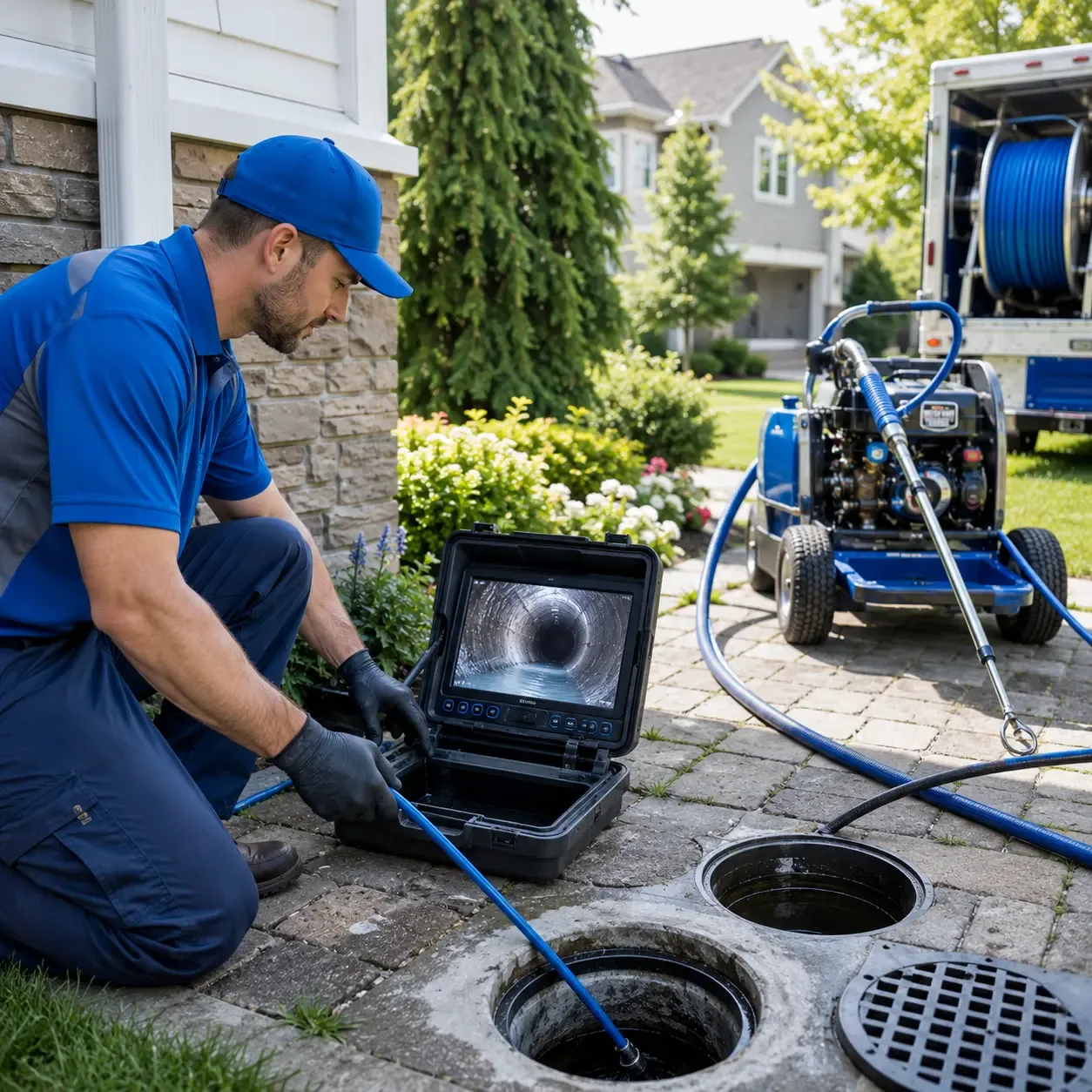 Outdoor drain cleaning professionals serving Belfast, NY